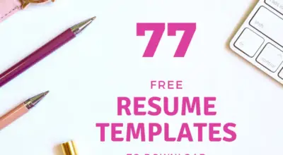resume templates download free