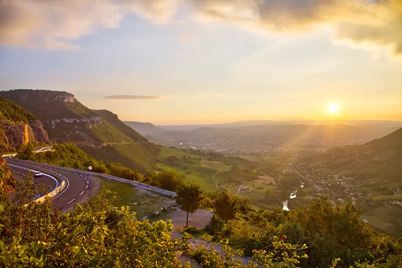 golden hour landscape