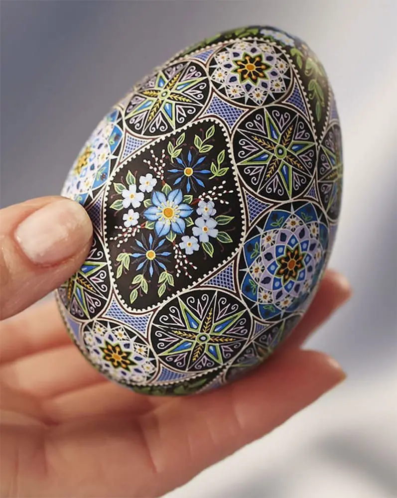 3 Pysanky Ukranian Easter Eggs