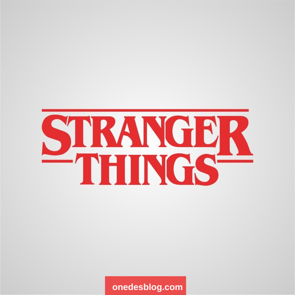 4 stranger things font 1