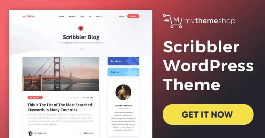 1 Scribbler WordPress Theme