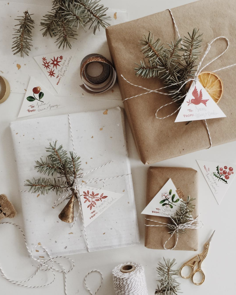 50+ Free Printable Christmas Gift Tags to Wrap Presents