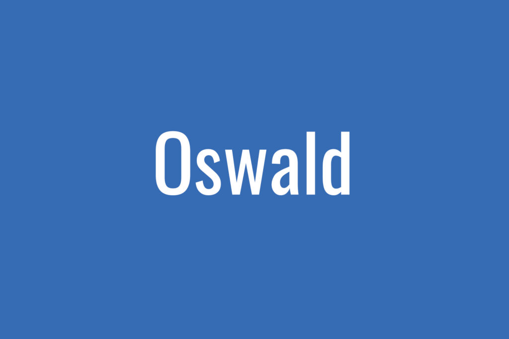 9 oswald