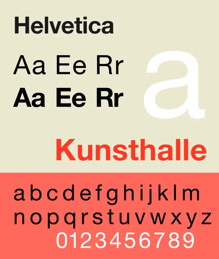 helvetica best font for reading shopify store