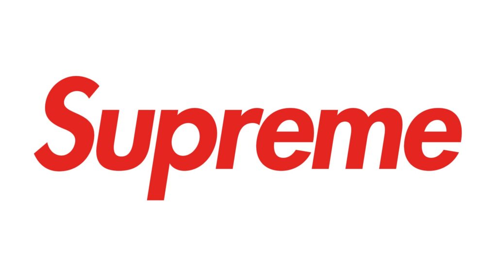 supreme logo font