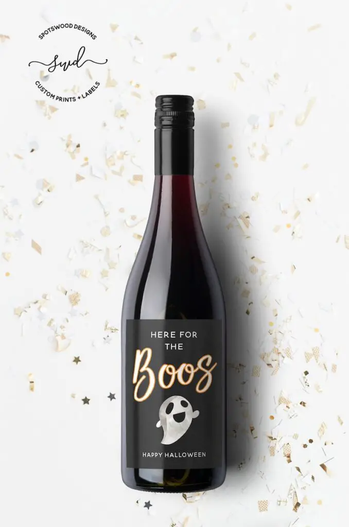here for the boos wine label halloween 2