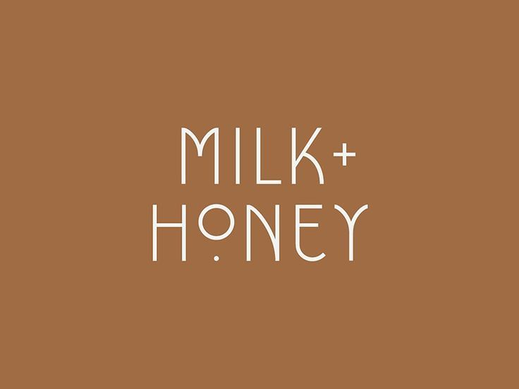 minimal logo by rowan made milk honey logoinspirations co