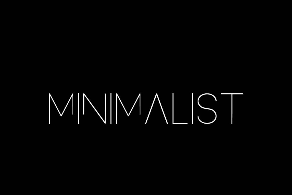 new minimalit font onedesblog 1