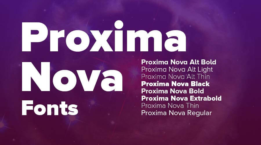 Proxima Nova Font Family Download Free