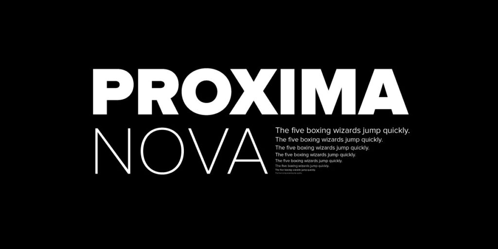 ProximaNova cover