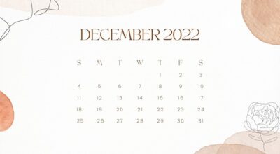 december calendar 2022 printable beidge