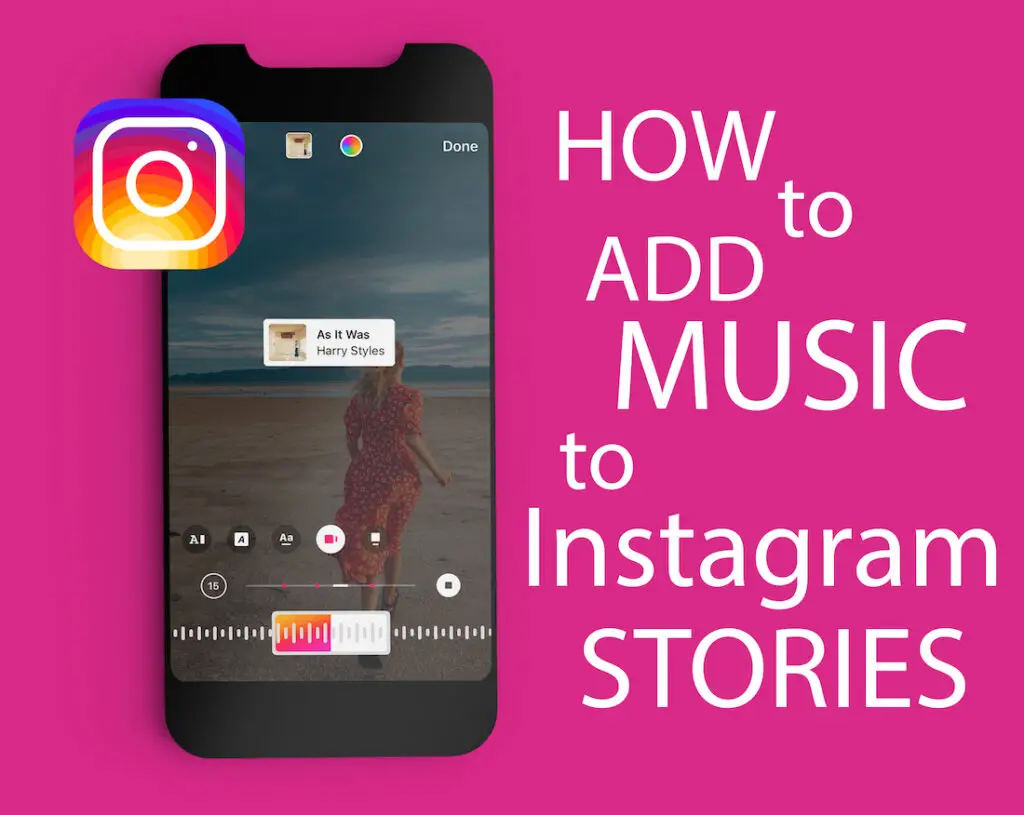 how to add music to Instagram stories