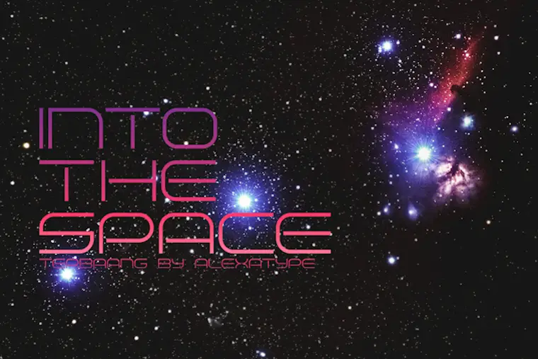 terbaang space font