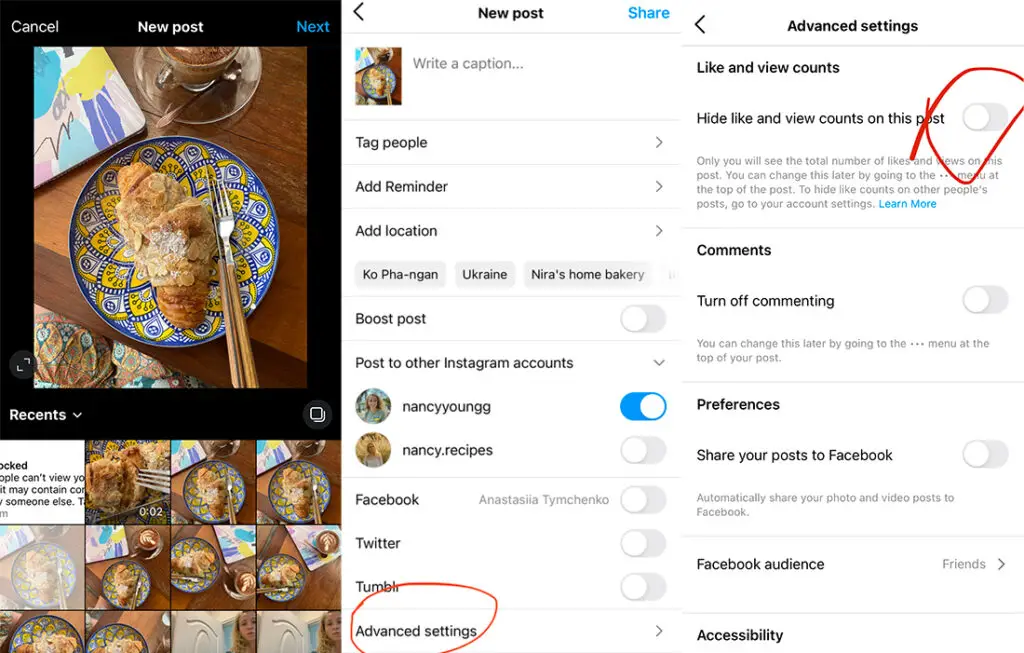 how to hide likes new instagram post 1