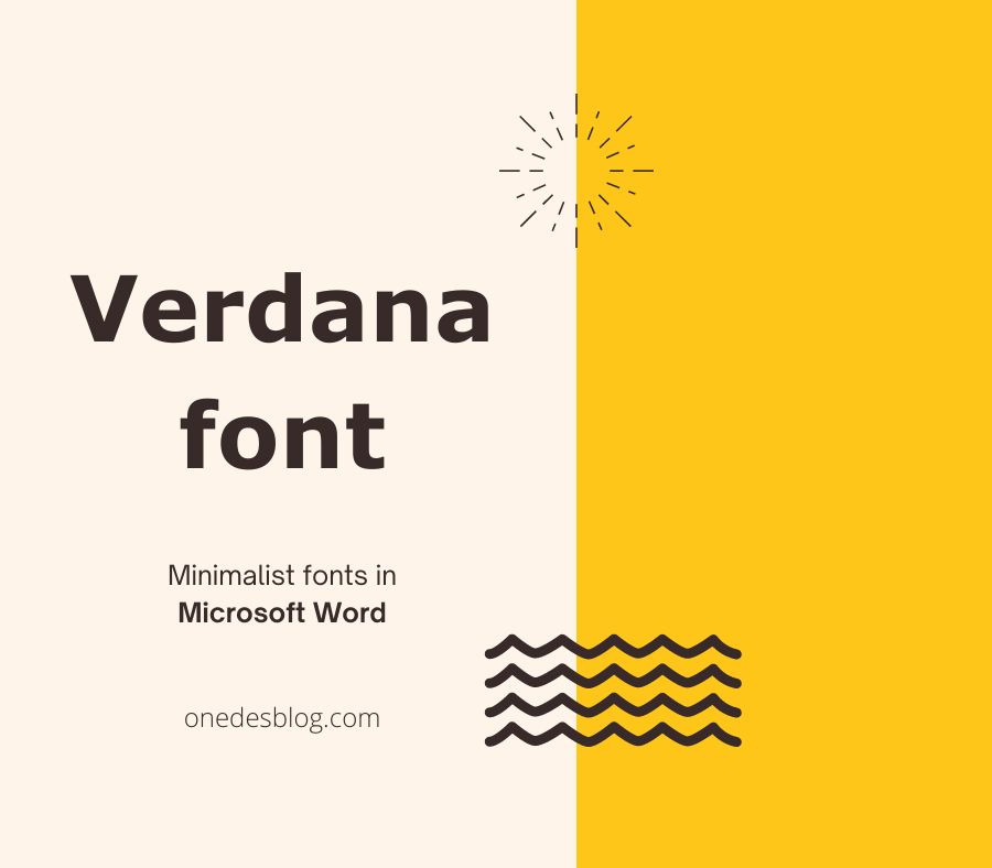 minimalist fonts in microsoft word