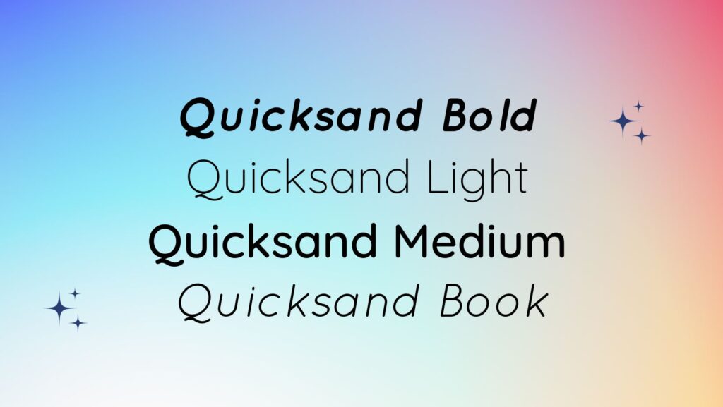 quicksand font free download