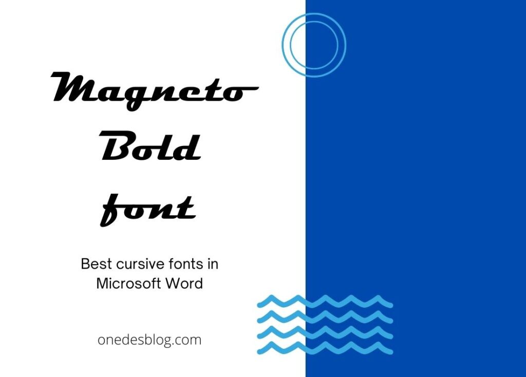 magneto font