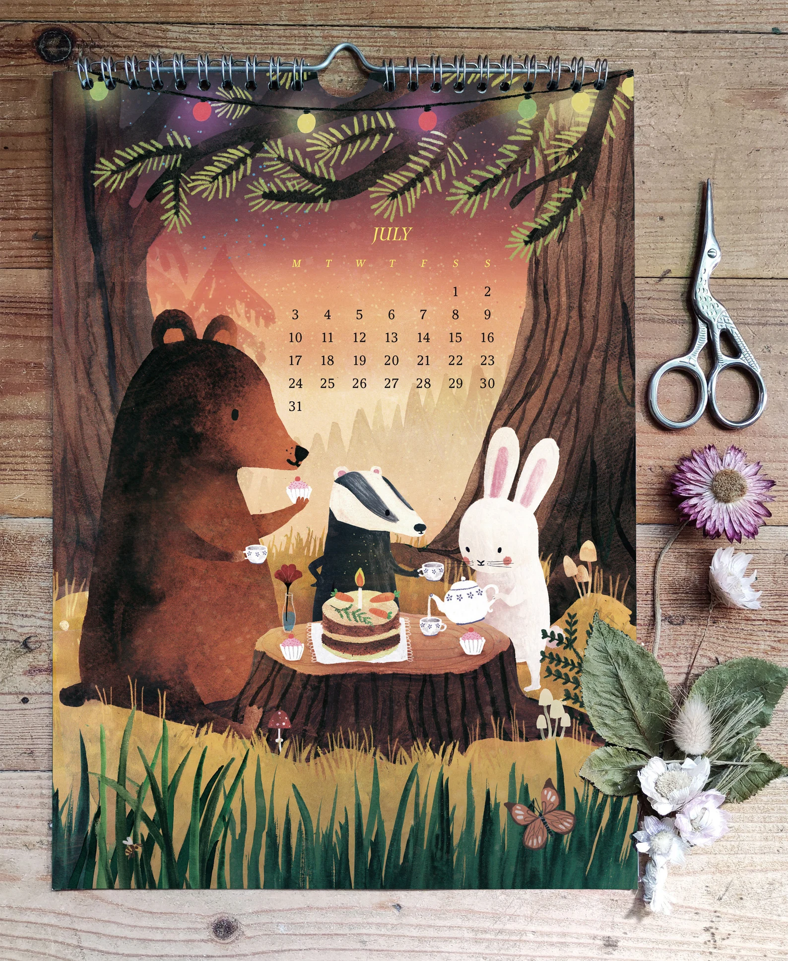 18 cute animals calendar 2023