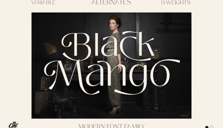 blackmango modern font family