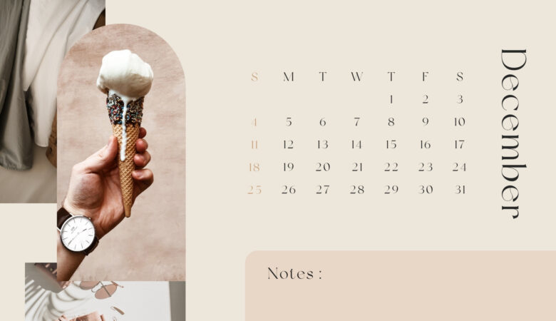 ivory minimalist photo 2022 calendar 2 original