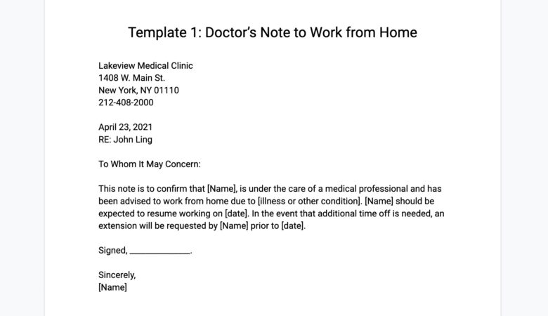 24 Free Fake Doctors Note Templates: Edit & Download - Onedesblog