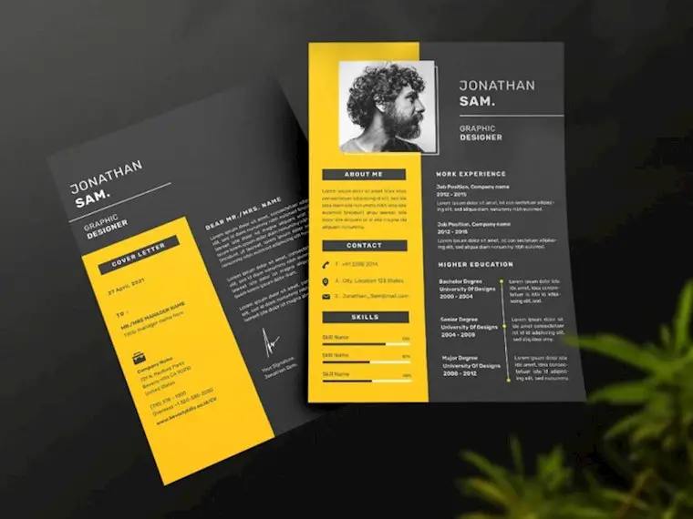 cv resume letter template