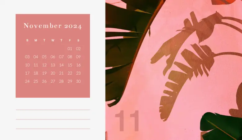 november calendar 2024