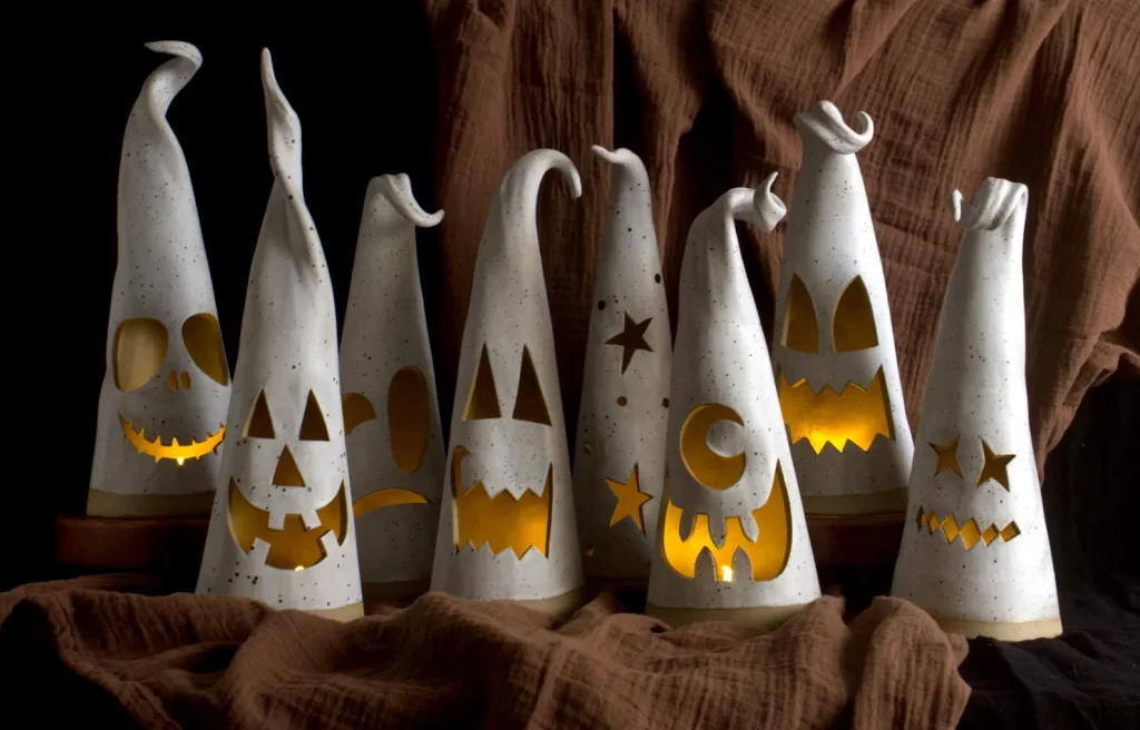 the original halloween ghost luminaria