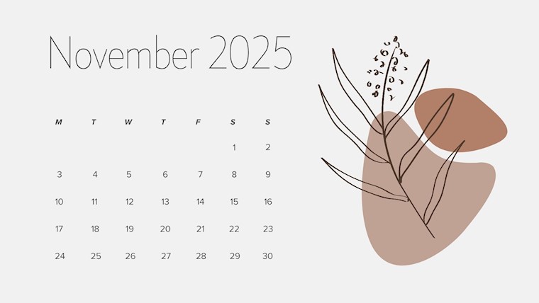 free printable november calendar 2025